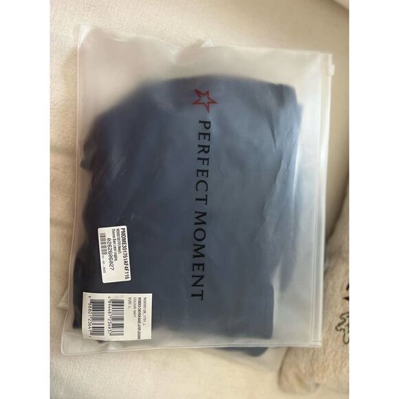 Perfect Moment Chevron Legging Navy L - Picture 8 of 10